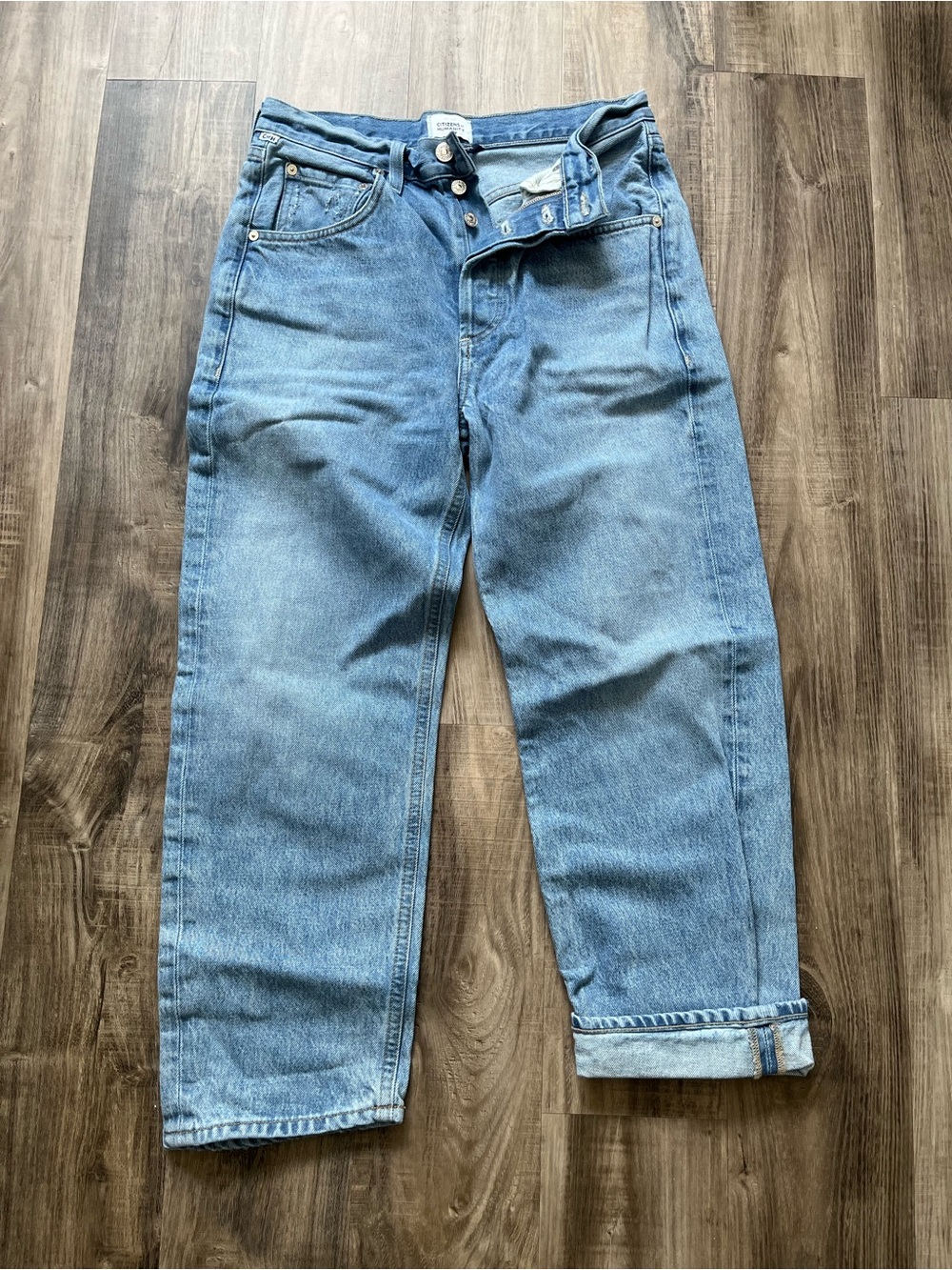 Citizens Of Humanity Light Blue Relaxed  Jeans